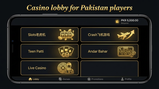 Lobby view of jeetbuzz for Pakistan users - 4